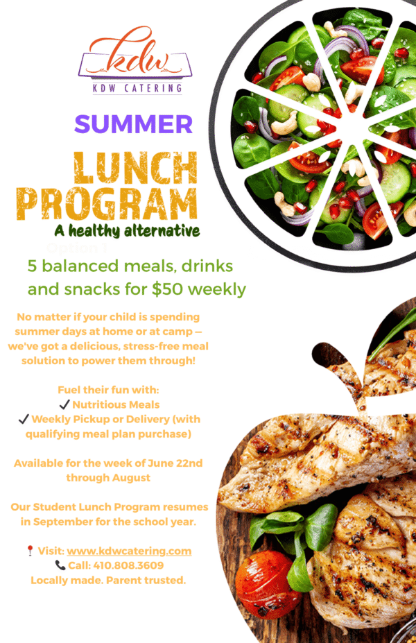 Summer Lunch Meals (5 Days for $50)